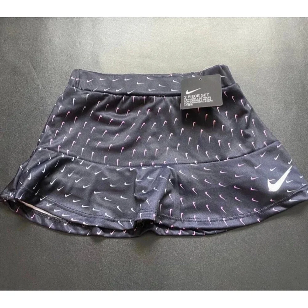 NWT Nike Glitter Athletic Skort Set Baby Girls Size 12M